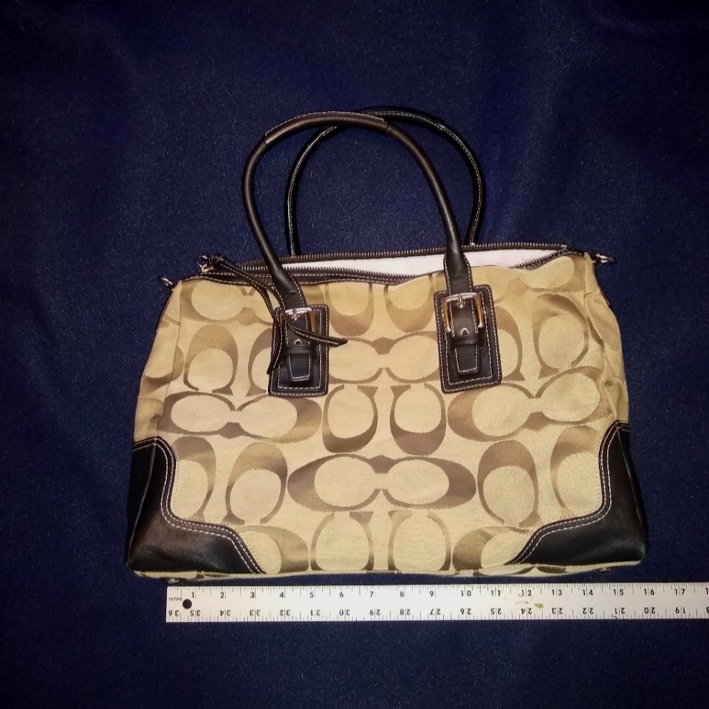 Coach signature satchel
